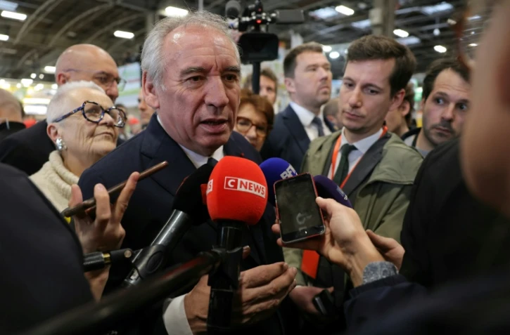Le Premier ministre François Bayrou au Salon de l'agriculture à Paris le 24 février 2025
