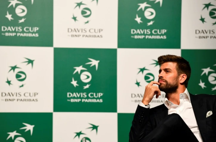 Gerard Piqué à Madrid le 17 octobre 2018, lors de la présentation de la ville hôte de la nouvelle Coupe Davis