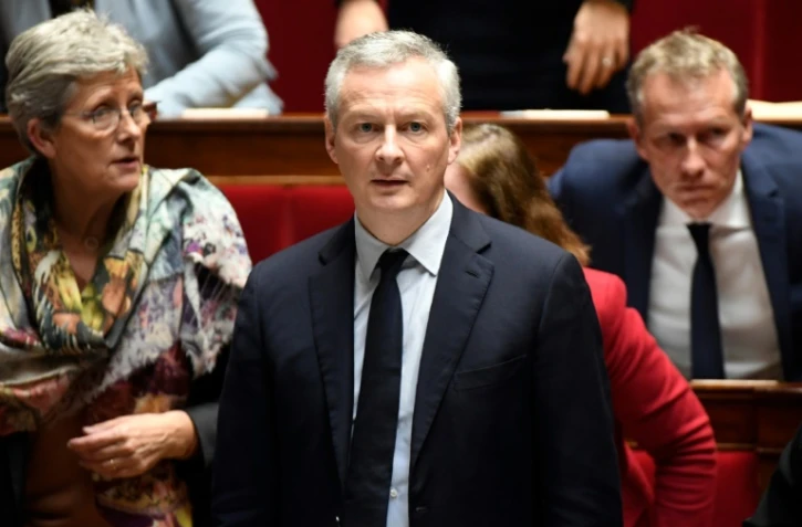 Le ministre de l'Economie Bruno Le Maire le 6 décembre 2017 à Paris