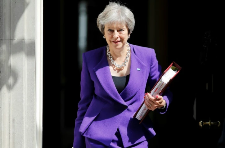 La Première ministre britannique Theresa May à Londres, le 4 juillet 2018