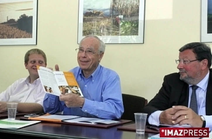 Conférence de presse du Centre d'étude et de documentation sur le sucre et du  syndicat des fabricants de sucre de La Réunion (Photo Thomas Vitry)