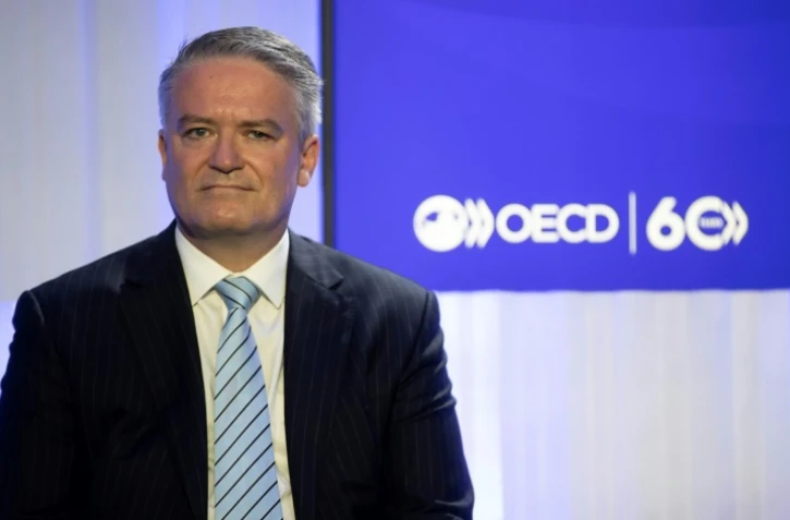 Mathias Cormann, le secrétaire général de l&rsquo;OCDE , à Paris au siège de l'OCDE, le 1er juin 2021