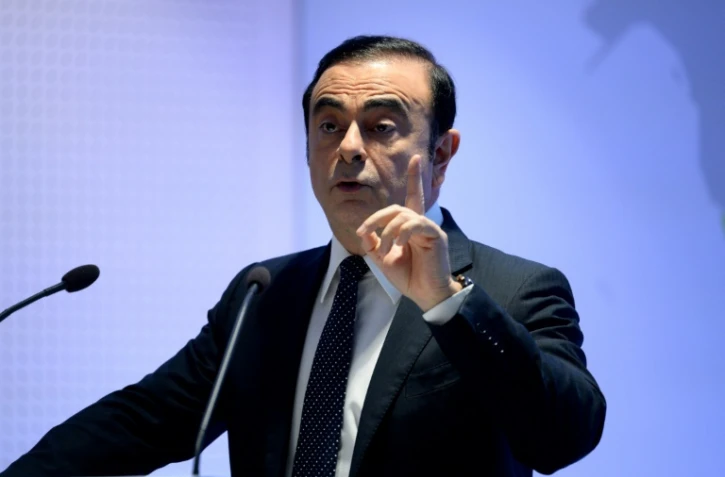 Carlos Ghosn à Boulogne-Billancourt, près de Paris, le 10 février 2017