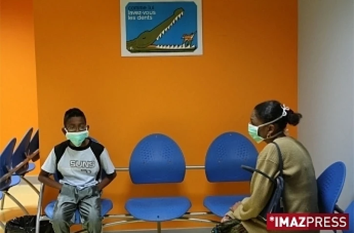 La salle d'attente des urgences du centre hospitalier départemental Felix Guyon