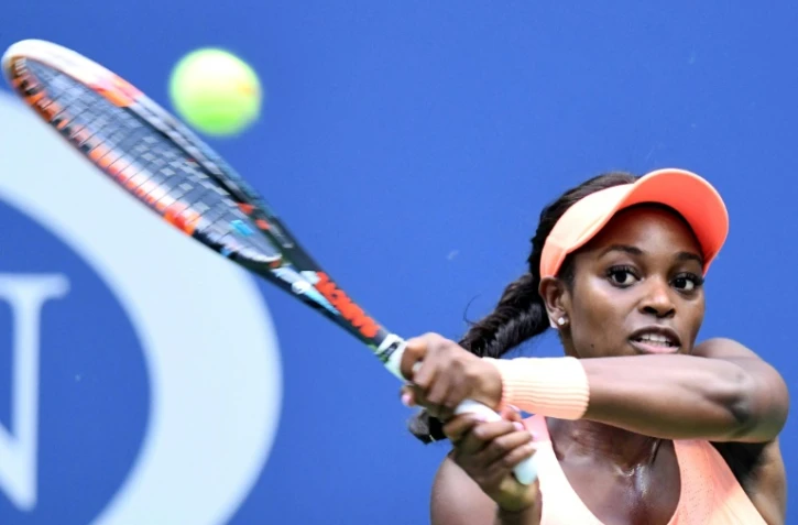 Sloane Stephens lors de la finale dames de l'US Open, le 9 septembre 2017 à New York