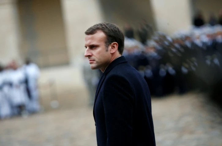 Emmanuel Macron, le 27 novembre 2017 à Paris