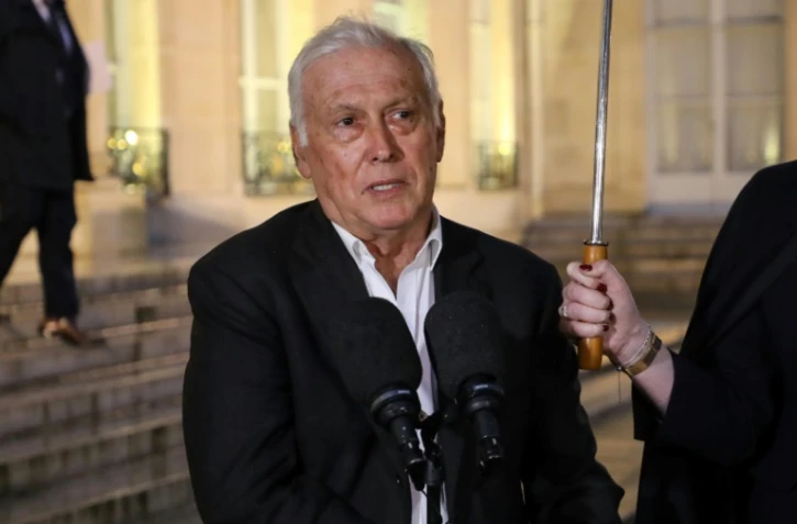 Jean-François Delfraissy à sa sortie de l'Elysée le 5 mars 2020