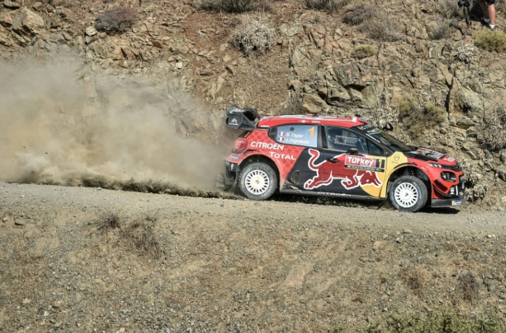 Le Français Sébastien Ogier au Rallye de Turquie le 14 septembre 2019
