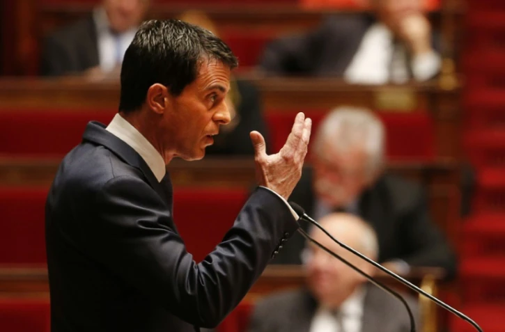 Manuel Valls à l'Assemblée nationale le 19 novembre 2015