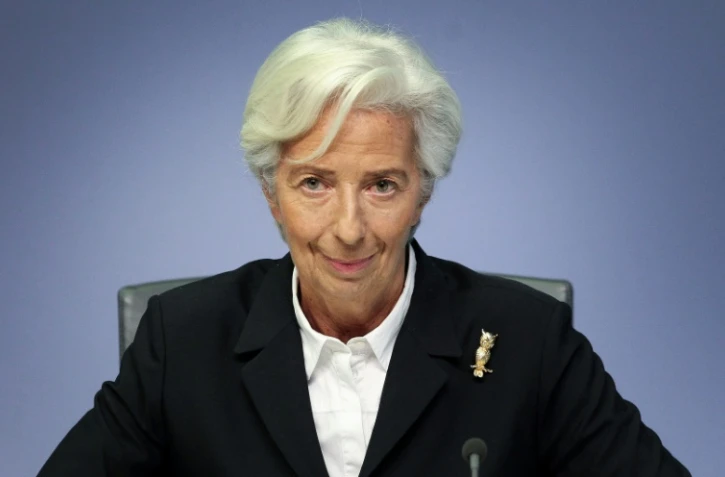 Christine Lagarde le 23 janvier 2020 à Francfort