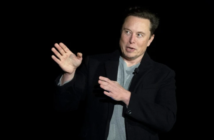 Elon Musk, patron de Tesla, le 10 février 2022 à Boca Chica, au Texas