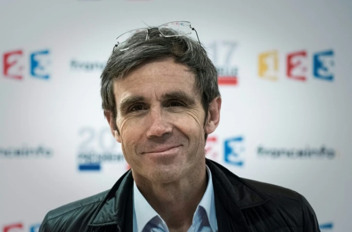 David Pujadas à Paris le 31 mars 2017