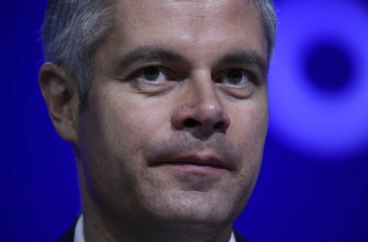 Le numéro deux de LR, Laurent Wauquiez, au conseil national du parti à Paris le 14 février 2016