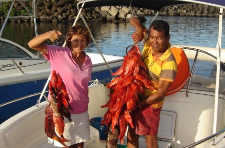 Le gagnant de l'édition 2008 du concours de pêche au fond (Photo : Les sauveteurs en mer)