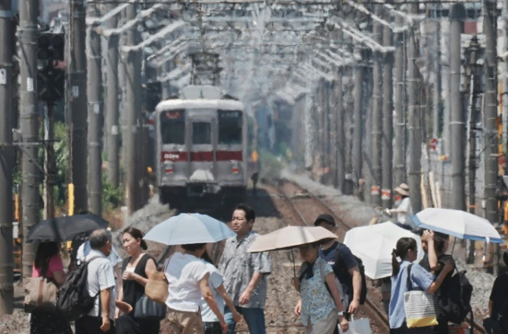 Journée de chaleur à Tokyo, le 5 aout 2025