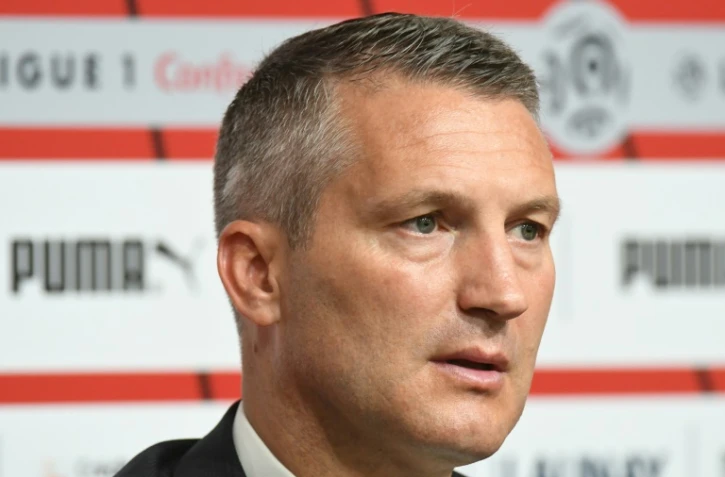 Le président de Rennes Olivier Létang, le 9 août 2019 au Roazhon Park