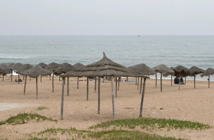 La plage de La Marsa près de Tunis le 16 mai 2020