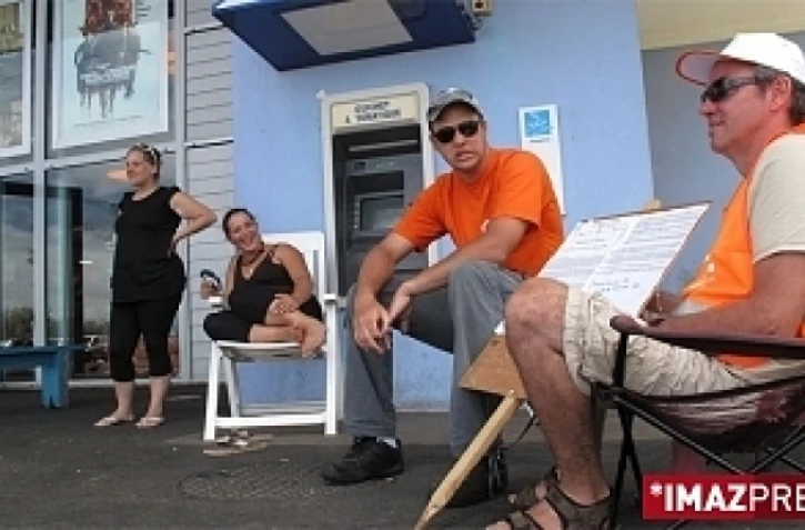 Les salariés du Cinépalmes en grève, le jeudi 22 octobre 2009