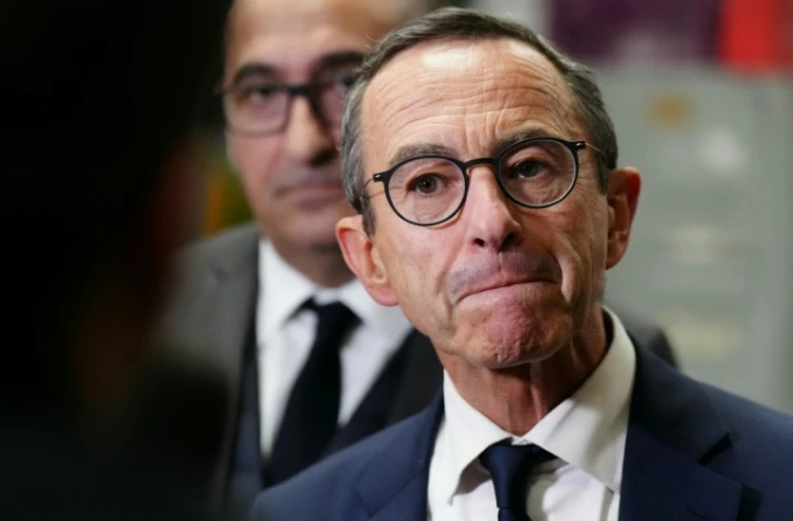 Le nouveau ministre de l'Intérieur, Bruno Retailleau, à La Courneuve, en Seine-Saint-Denis, le 23 septembre 2024