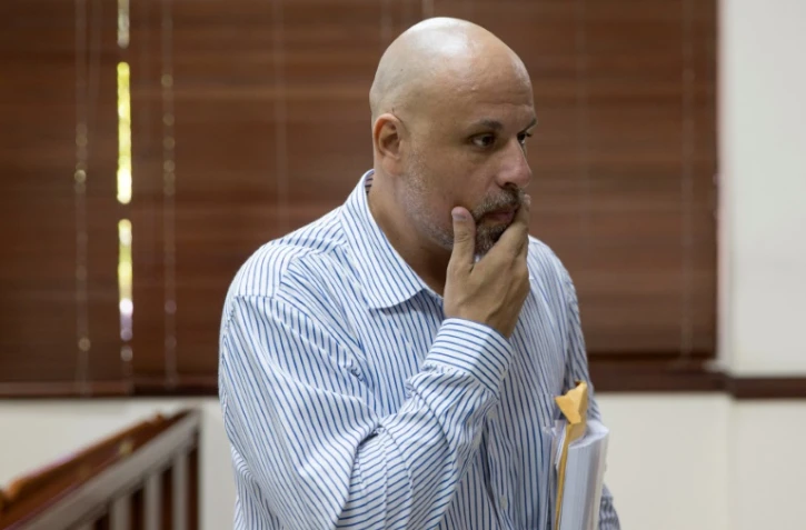 Nicolas Pisapia dans un tribunal de Saint-Domingue en République Dominicaine, le 24 avril 2016