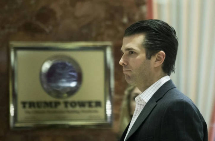 Donald Trump Jr, fils aîné de Donald Trump, le 6 décembre 2016 dans la Trump Tower à New York