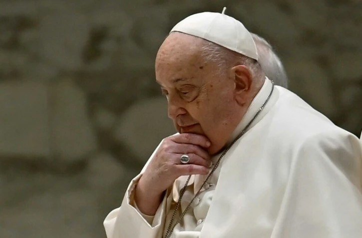 Le pape François au Vatican, le 12 février 2025