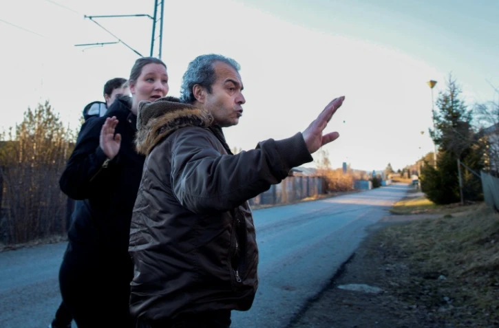 Walid Abdulrahman Abu Zayed, devant son domicile à Skien, le 4 mars 2015