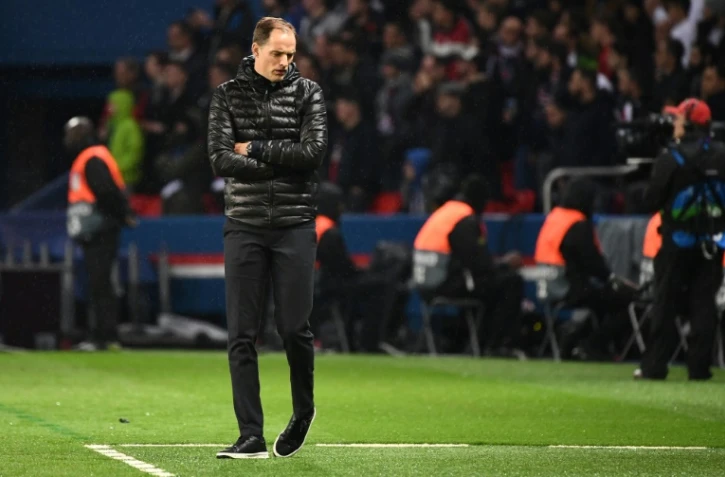L'entraîneur du Paris-SG, Thomas Tuchel, lors du 8e de finale retour de la Ligue des champions face à Manchester United, au Parc des Princes, le 6 mars 2019