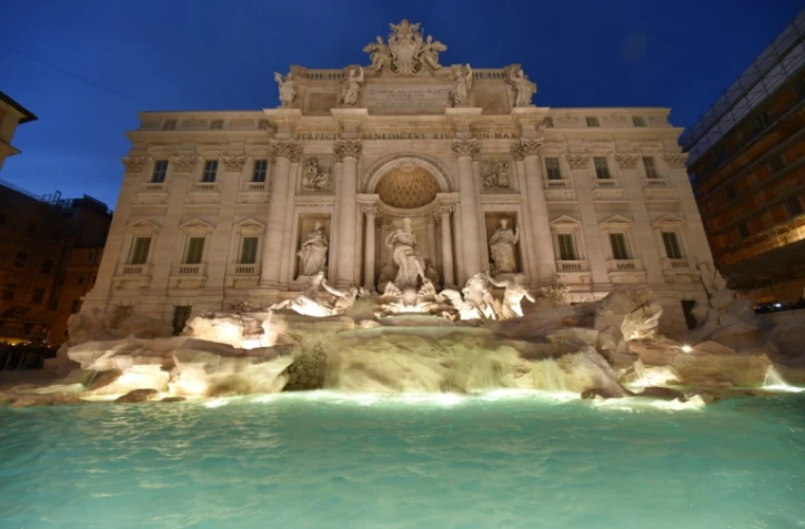 La fontaine de Trevi, le 3 novembre 2015, Ă Rome