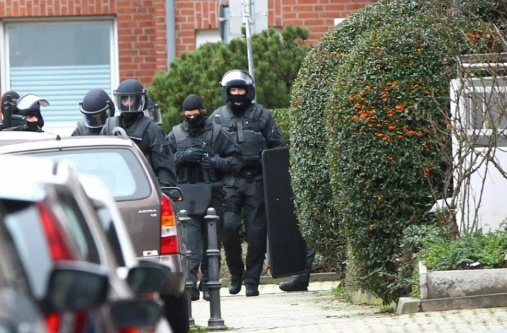Opération de la police allemande à Alsdorf, le 17 novembre 2015