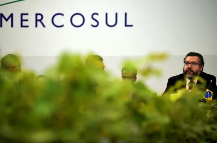 Le ministre brésilien des Affaires étrangères Ernesto Araujo à Bento Goncalves (Brésil), le 4 décembre 2019