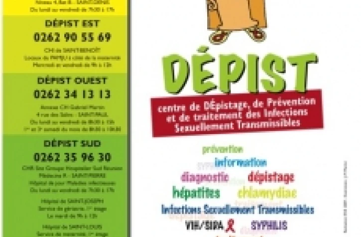 Affiche campagne de dépistage du VIH/Sida