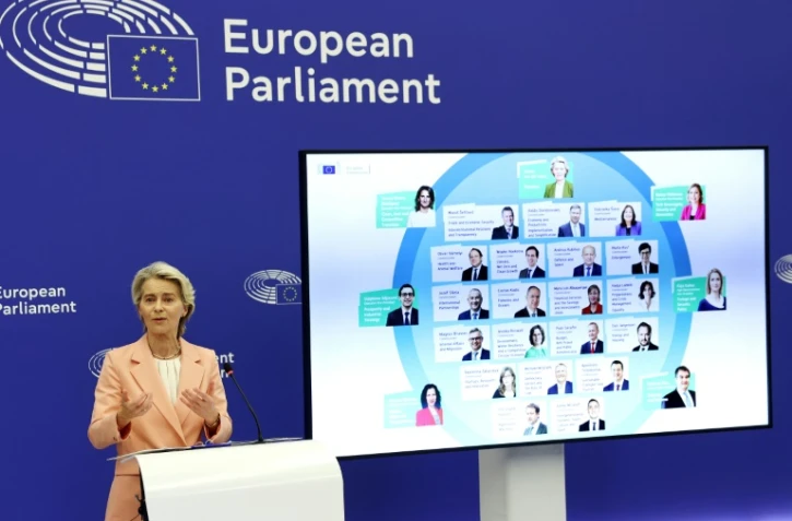 La présidente de la Commission européenne Ursula von der Leyen au Parlement européen à Strasbourg, le 17 septembre 2024