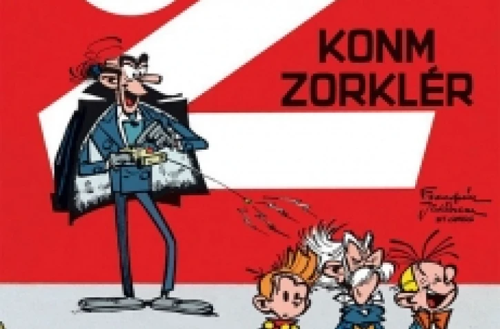couverture du Spirou &quot;Z konm Zorklér&quot; traduit en créole par les éditions Espilon