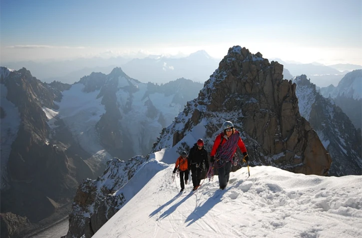 Mont-Blanc photographié pendant le tournage du documentaire "Au-dela des cimes" de Rémi Tezier (Photo : DR)
