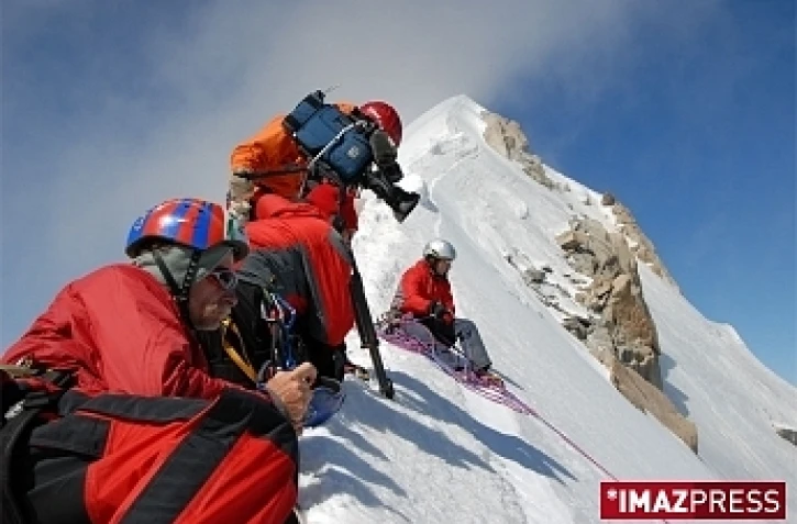Mont-Blanc photographié pendant le tournage du documentaire &quot;Au-dela des cimes&quot; de Rémi Tezier (Photo : DR)