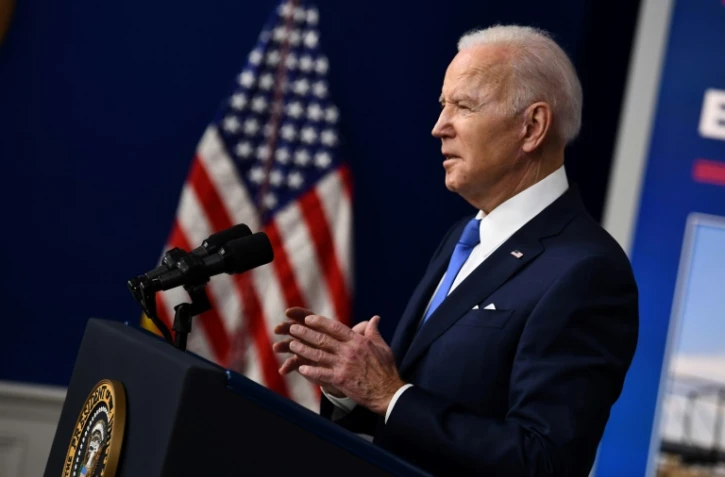 Le président américain Joe Biden, le 14 janvier 2022 à la Maison Blanche, à Washington