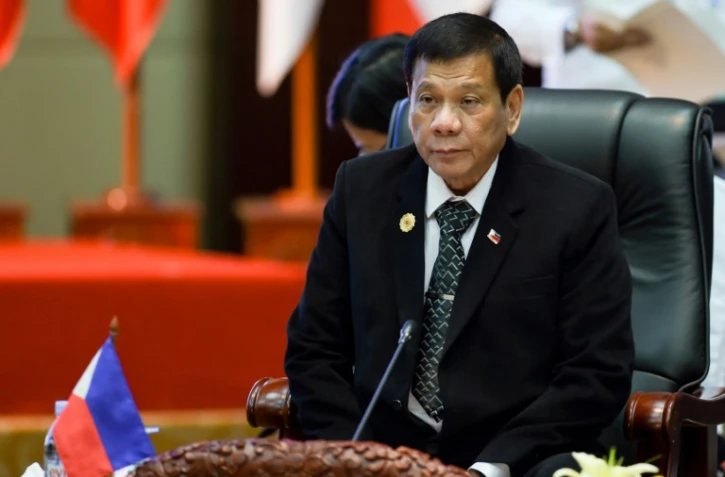 Le président philippin Rodrigo Duterte assiste au sommet de l'Asean à Vientiane, le 7 septembre 2016