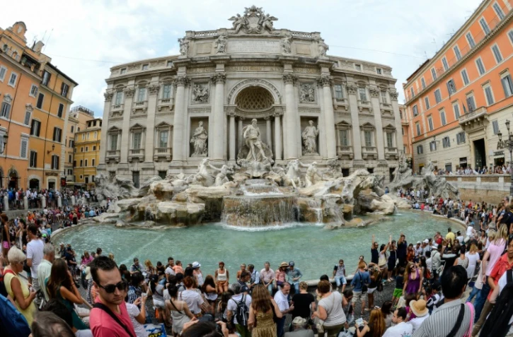 La fontaine de Trevi le 30 août 2013 à Rome