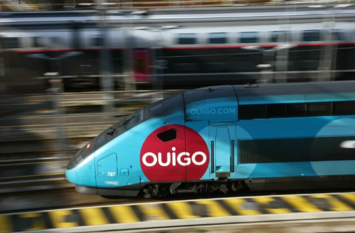 Un TGV Ouigo dans une gare Ă Paris, le 6 octobre 2023