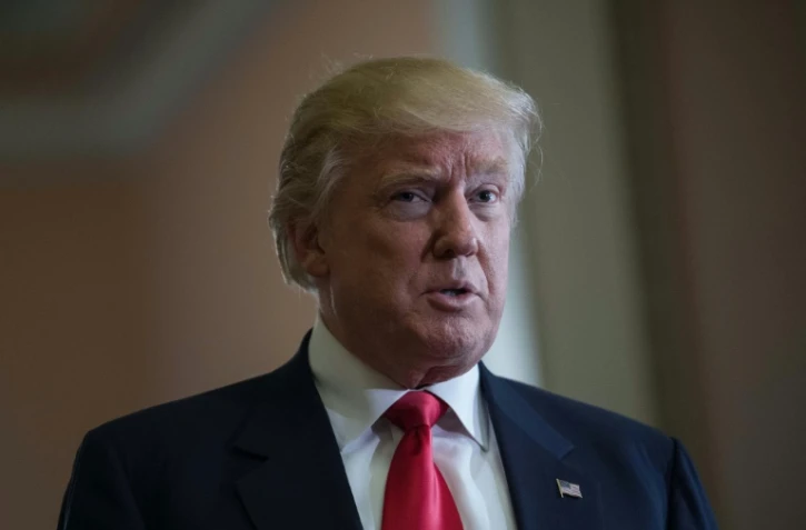 Donald Trump s'adresse à la presse après une rencontre au Congrès, le  10 novembre 2016