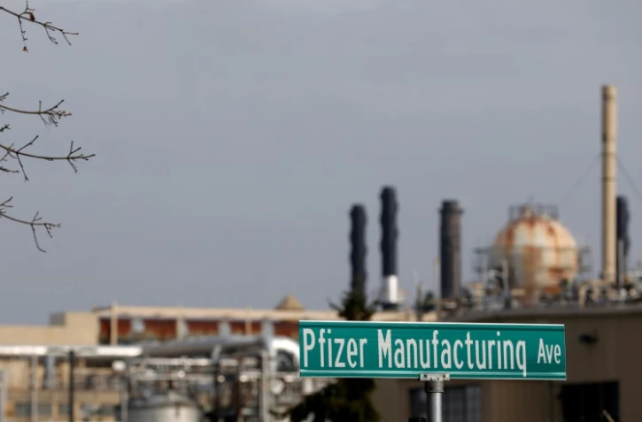 L'usine Pfizer à Kalamazoo, dans le Michigan, où est fabriqué le vaccin contre le Covid-19, le 11 décembre 2020