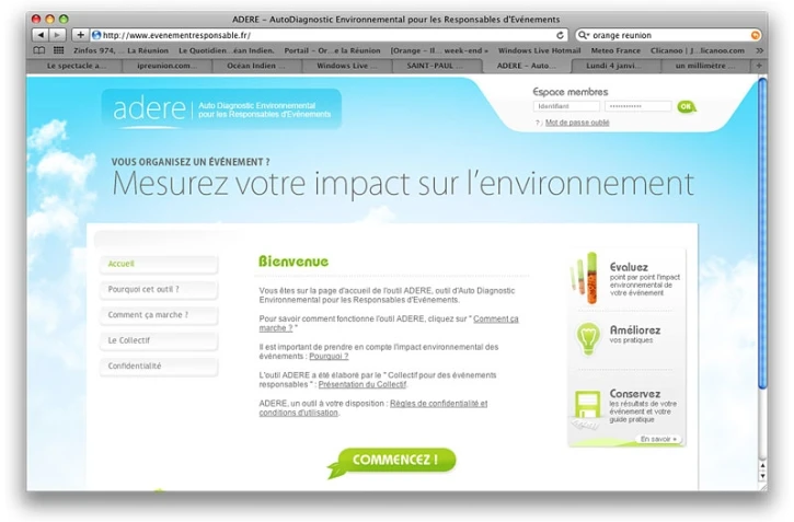 l'ADERE est un nouvel outil de responsabilisation écologique
