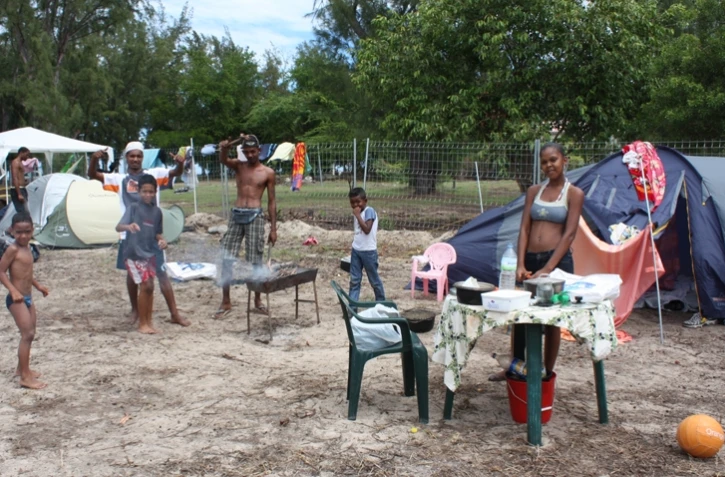 Camping provisoire de l'Ermitage (Saint-Paul) - Photo D.R.