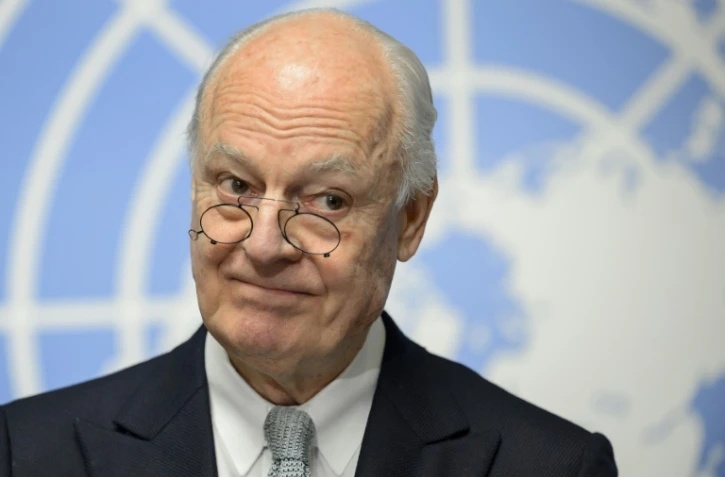 L'émissaire de l'ONU pour la Syrie Staffan de Mistura à Genève, le 25 janvier 2016