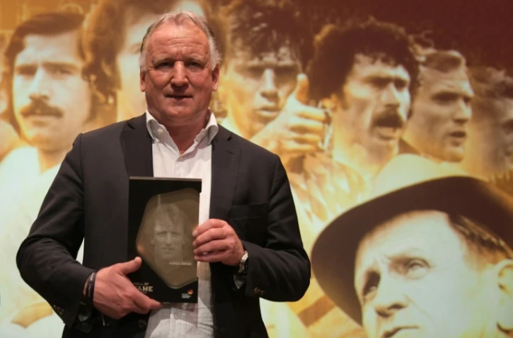 Andreas Brehme lors d'une cérémonie au Musée du football allemand à Dortmund, le 1er avril 2019