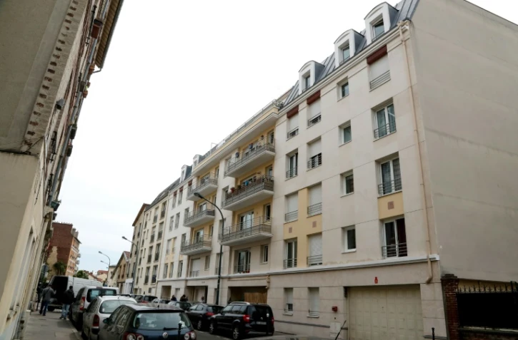 L'immeuble où le financier présumé du génocide rwandais Félicien Kabuga a été arrêté, le 16 mai 2020 à Asnières-sur-Seine, près de Paris