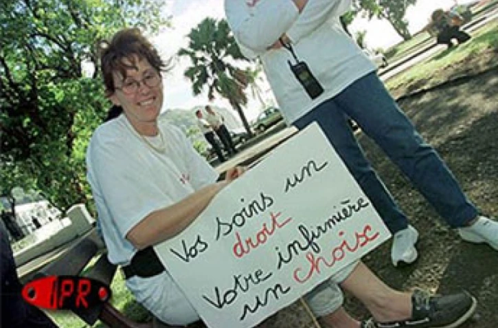 Manifestation des infirmiers (Photo archives)