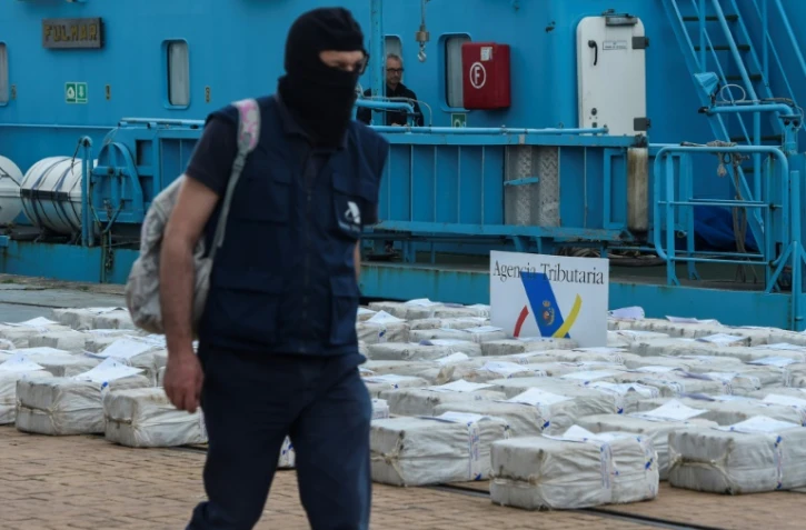 Saisie de 2,5 tonnes de cocaïne à Vigo (Espagne), le 3 juin 2019