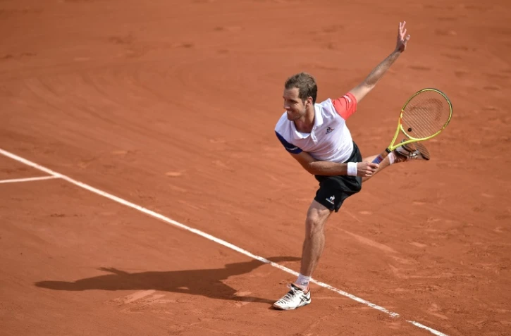 Le Français Richard Gasquet face à l'Australien Nick Kyrgios, le 27 mai 2016 à Roland-Garros
